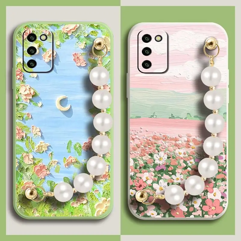 Simplicity Bear bracelet Phone Case For Samsung Galaxy A03S Asian Version/SM-A037F Lens package | Мобильные телефоны и