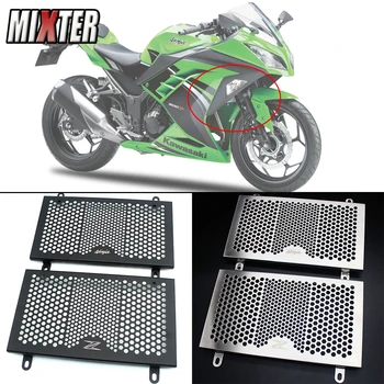 

Motorcycle Radiator Grille Guard Protection Cover Radiator Cover Fits For Kawasaki Ninja300 Ninja250 Z300 Z250 Ninja Z 250 Z 300