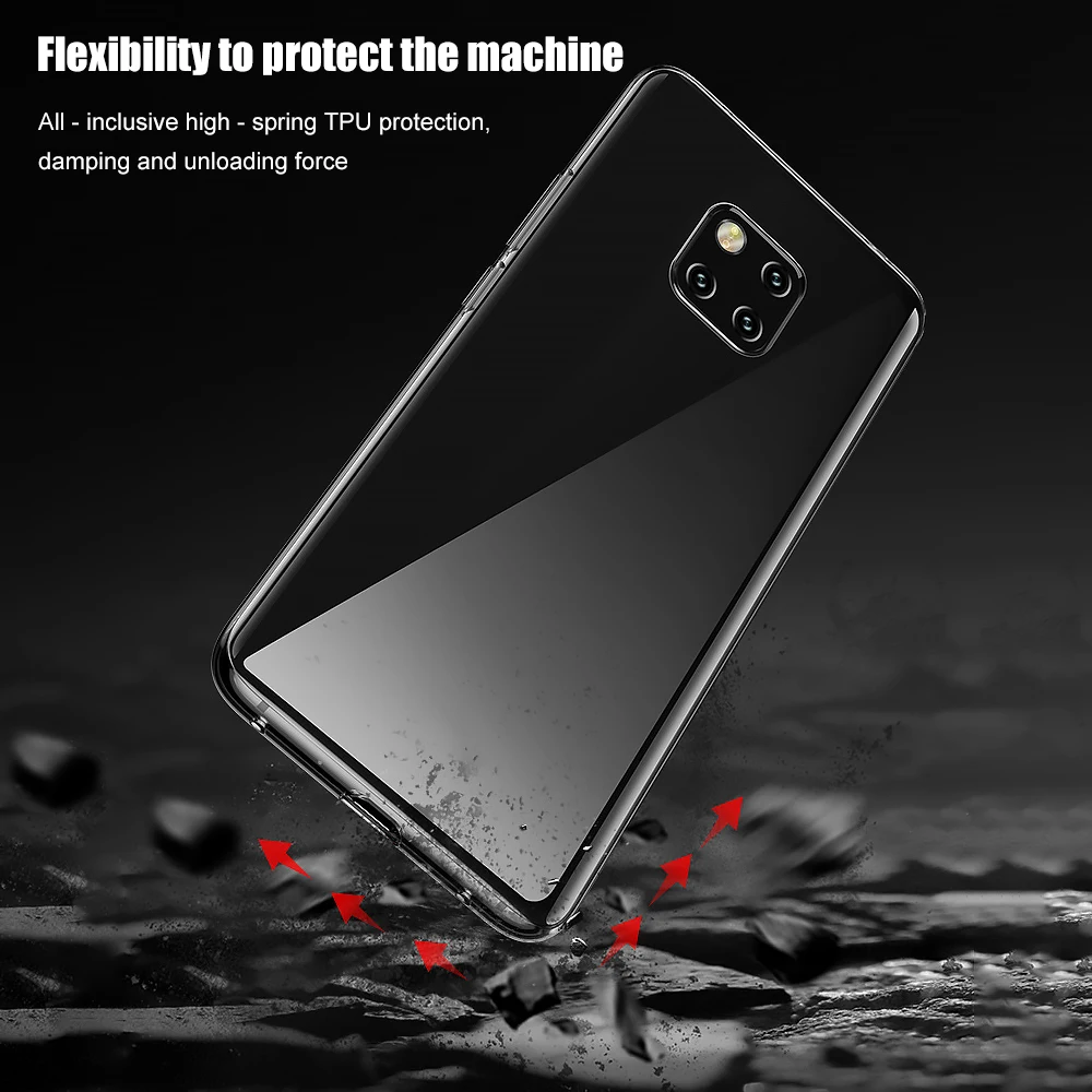 Прозрачный чехол из ТПУ для Huawei P20 P30 Mate 30 20 10 P40 Pro Lite 2019 Nova 4 5 5i 6 SE P Smart Plus 20|Бамперы| |