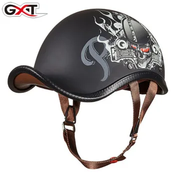 

GXT Retro Motorcycle Helmet Vintage Moto Helmet Open Face Scooter Biker Motorbike Racing Men Women Moto Helmet