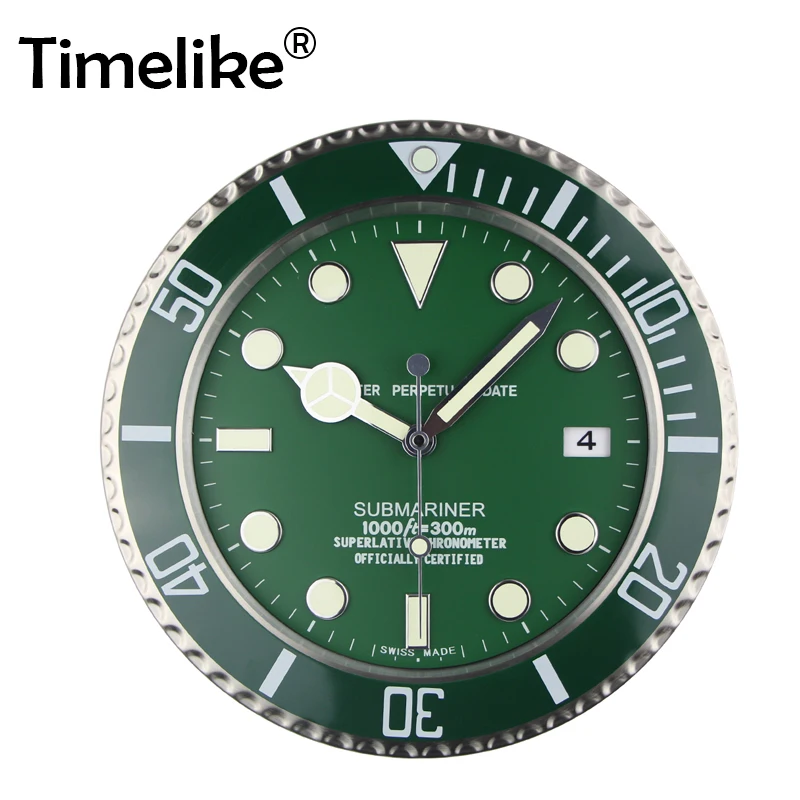 

2016 Hot Selling Wall Clock Luxury Design Metal Art Watch Clock Relogio De Parede Decorativo Home Decor with Corresponding Logos