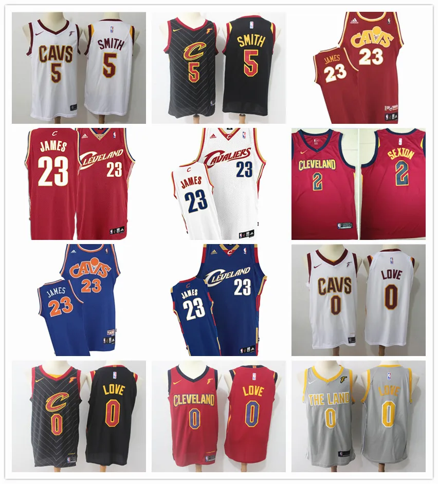 Кливленд Кевин любовь JR Smith Collin Sexton Леброн Джеймс баскетбольные майки для мужчин