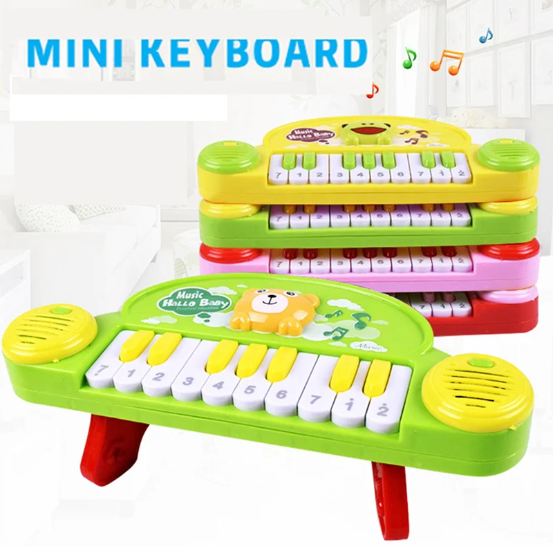 

Kids Piano 10 Keys Musical Piano Teaching Keyboard Mini Electronic Organ Educational Toy Baby Playing Type Electronic Piano