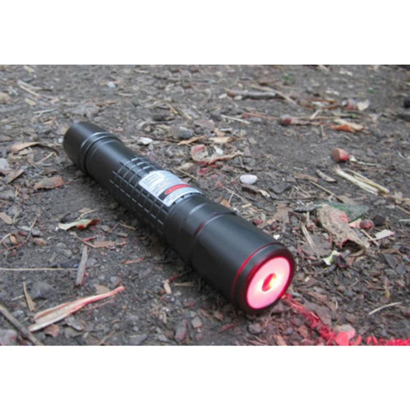 US $87.99 Powerful 635nm 638nm Focusable Waterproof Orange Red Laser Pointer Torch 638T500