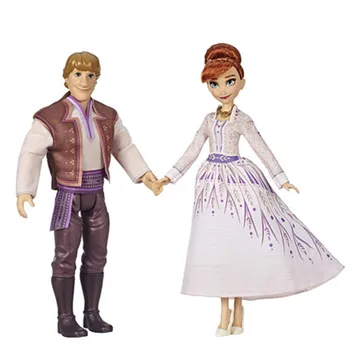 

Disney Frozen 2 Movie Anna Princess And Kristoff Fashion Dolls 2Pack Outfits Featured Girl Toys X5104