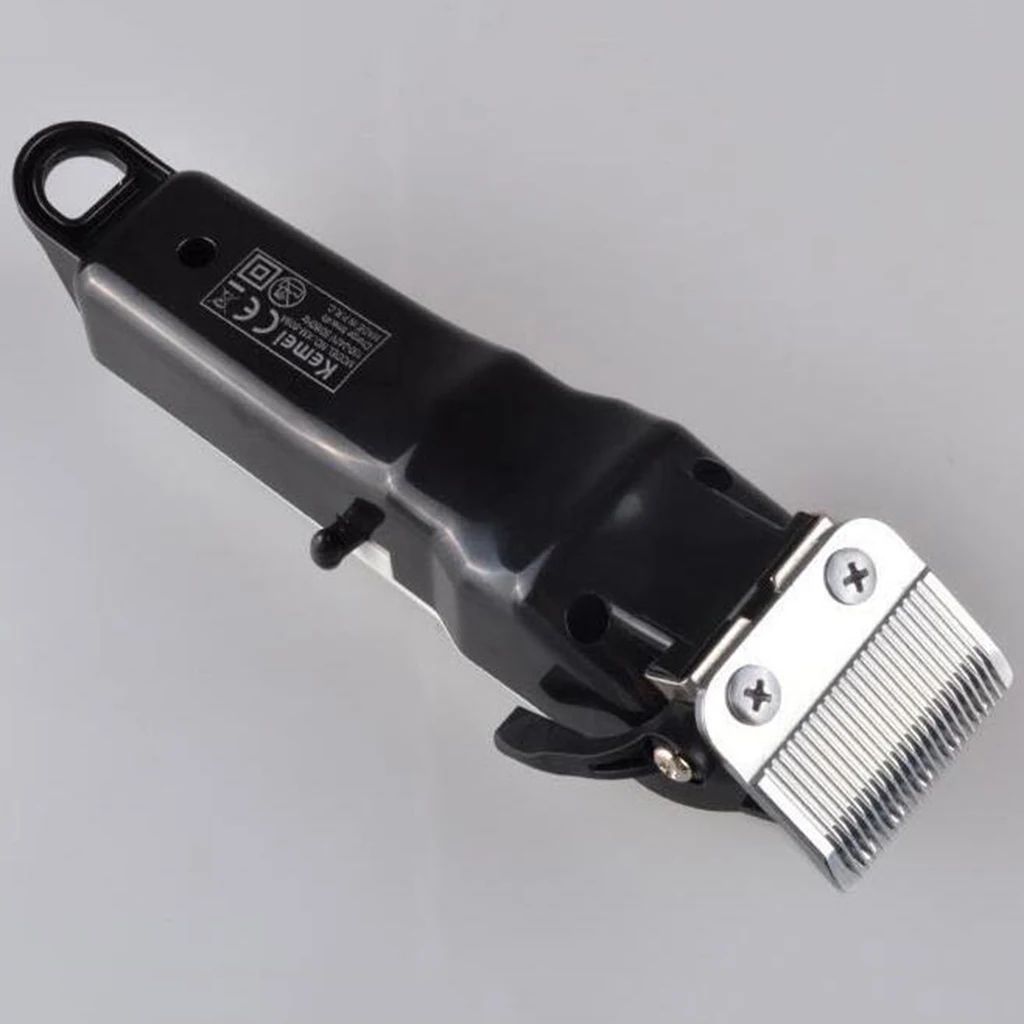 Kemei KM-809A Men's Electric LCD Hair Clipper Professional Rechargeable Trimmer Haircut Machine Barber Shop Shaver EU Plug HOT