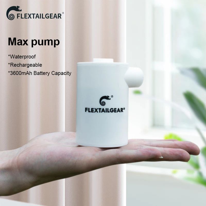 Насос FLEXTAILGEAR Max Сверхлегкий Водонепроницаемый воздушный насос с зарядкой от USB