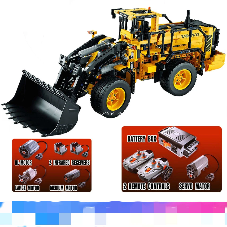 

20006 Technic Series Volvo L350F Wheel Loader Model 1636Pcs Building Set Blocks Bricks Toys Gifts Compatible with 42030