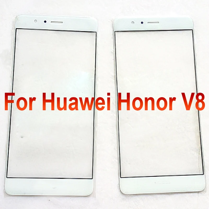 A+ качество для huawei Honor V8 сенсорный экран дигитайзера стеклянная панель для huawei Honor V 8 без замены гибкого кабеля