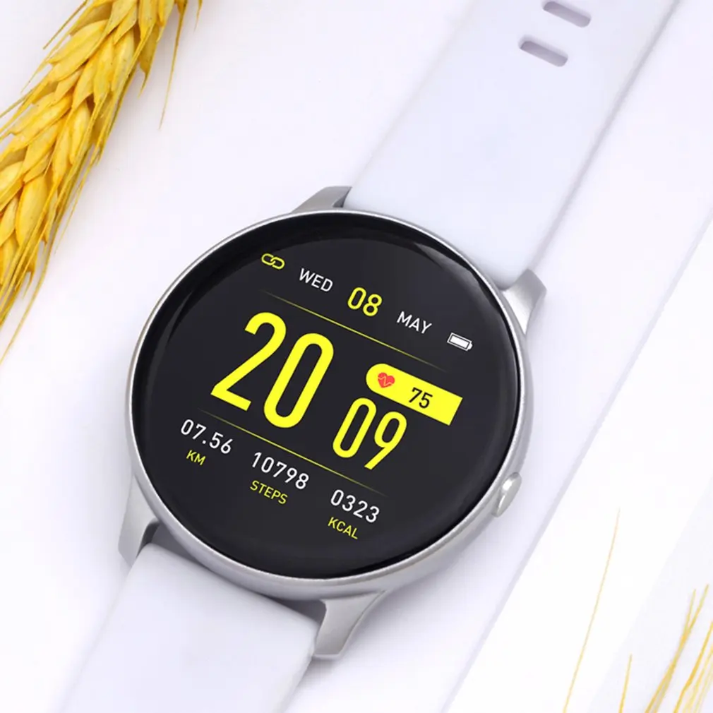 

KW19 Smart watch Women Men Heart rate monitor Multi-Languages Sport SmartWatch Fitness Tracker for Android iOS