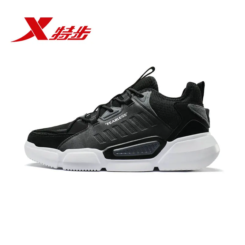 

Xtep 2019 Men's Fashion Basketball Shoes Male Autumn Mesh Sports Air Cushion Shoes Breathable Shoes Men New 981319121231