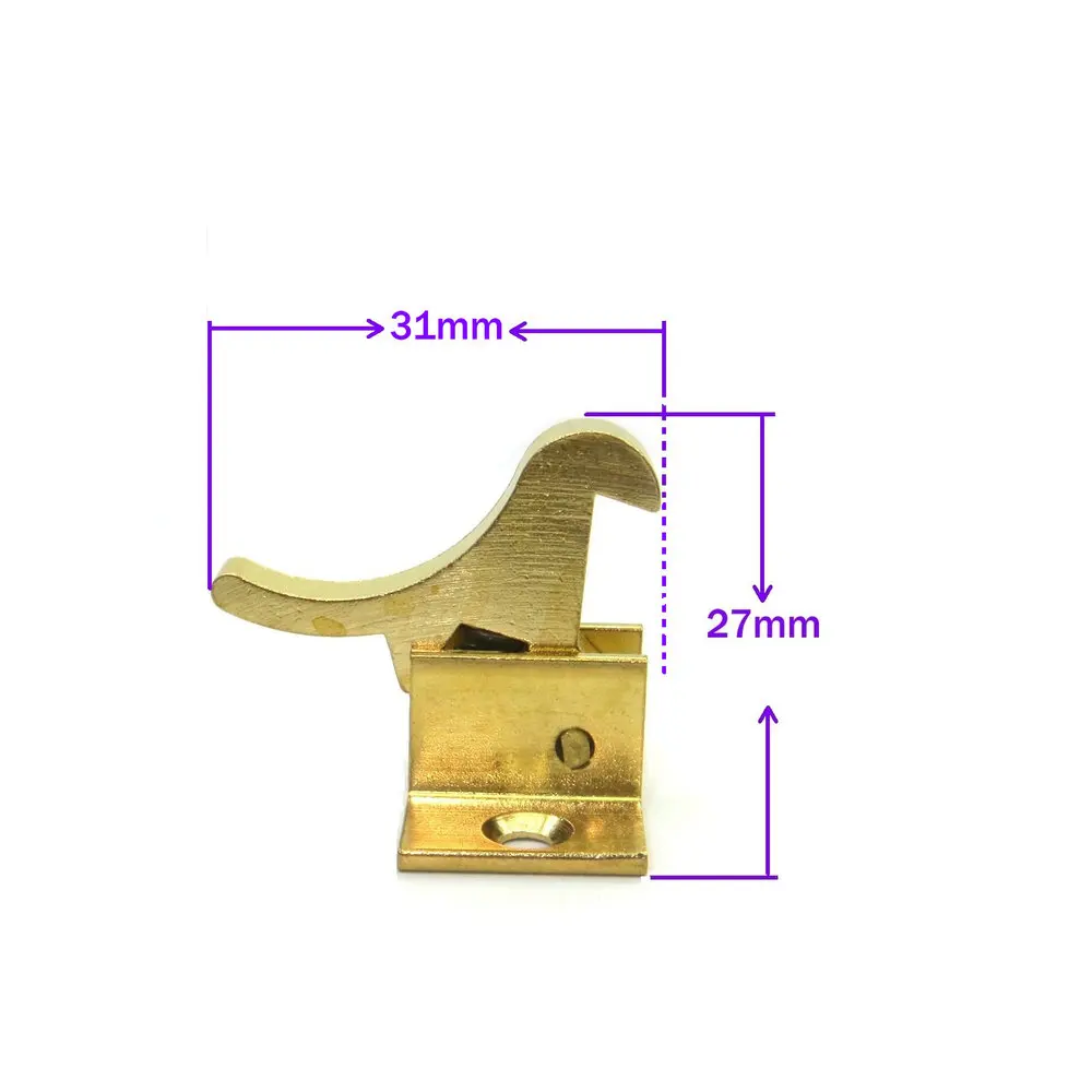 5Sets Brass Heavy Duty Elbow Latch Window-Cabinet Door Latch for Home/Office/Cabinet Doors &Window Doors,w/Mounting Screws