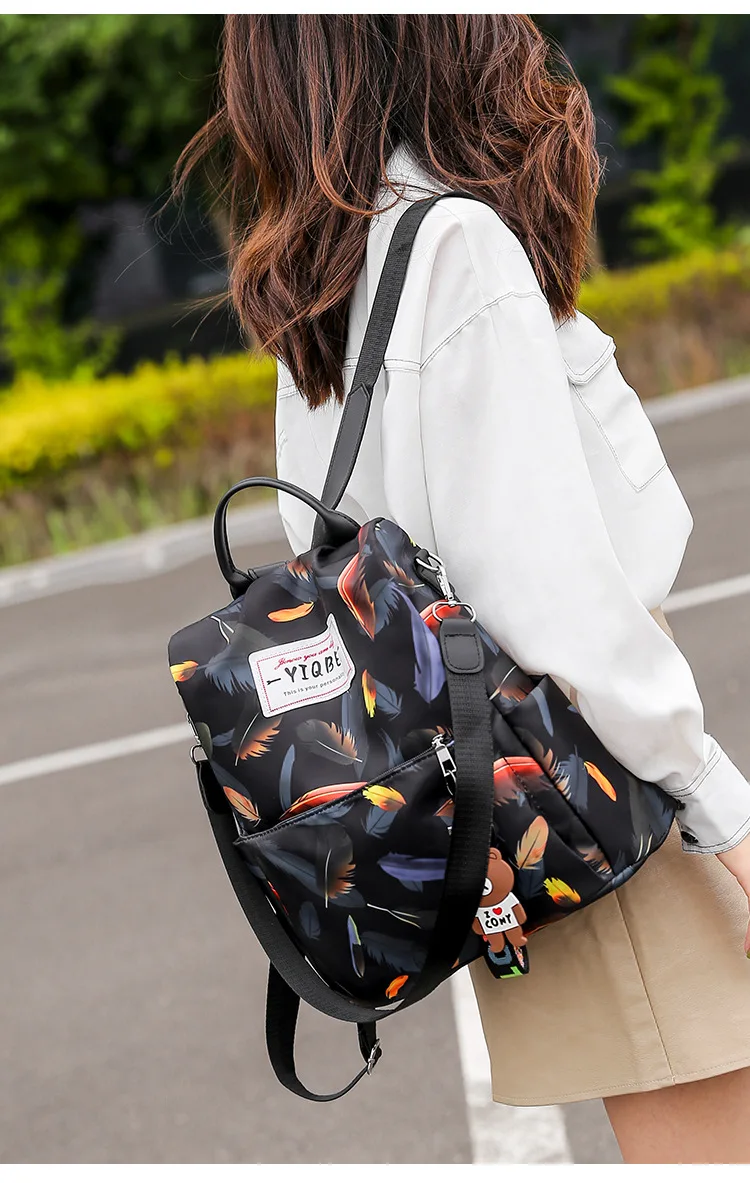 Mochilas mujer новая ткань Оксфорд водонепроницаемый студент сумка Повседневная Рюкзак женские уличные сумка mochila feminina CL05