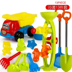 Jouets de plage pour nouveau né, hochet, moule à sable, jeux de plage, chariot, Table d'eau, seau de sable, jouets Brinquedo gua, CC50BT 