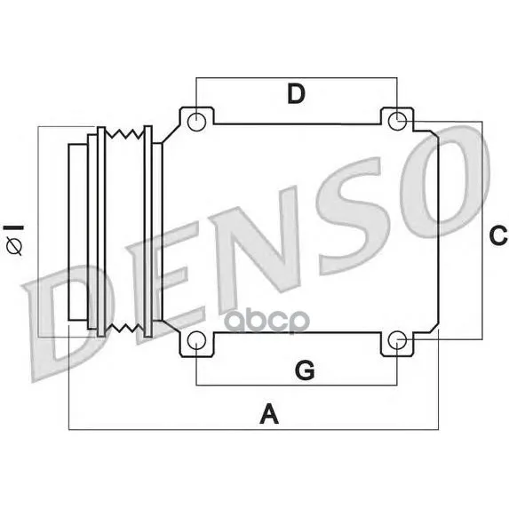 Компрессор Кондиционера Denso арт. DCP17501
