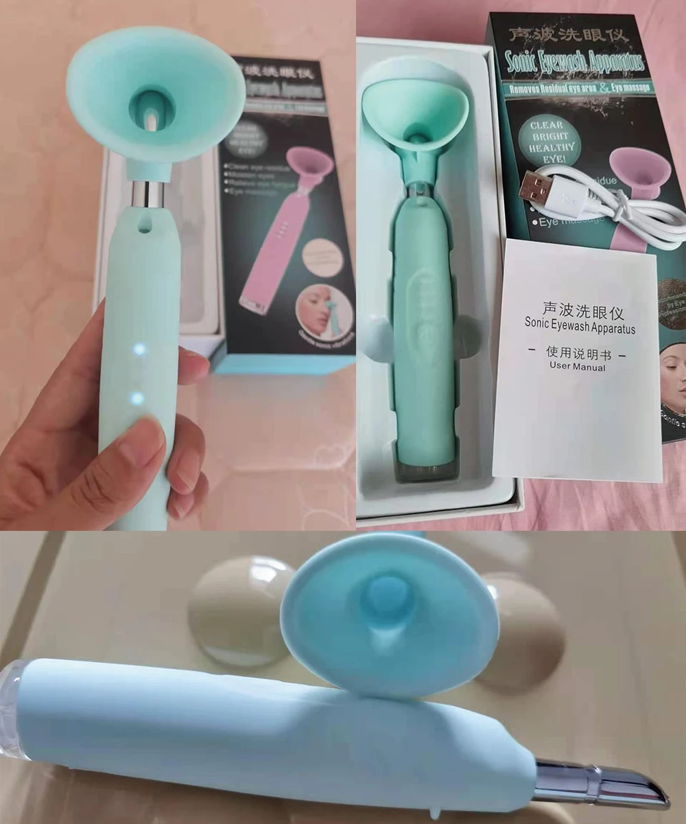 Electric Eyewash Massager Vibration Instrument Anti Wrinkle Eye Massage Stick Dark Circle Removal Aging Eyes Care Portable USB Electric Eyewash Massager Vibration Instrument Anti Wrinkle Eye Massage Stick Dark Circle Removal Aging Eyes Care Portable USB