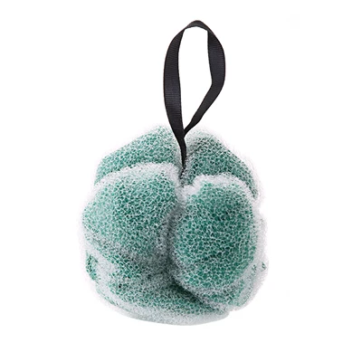 Новые красочные пузыри мяч для ванной предпочтительный материал удобный сенсорный Bast Wisp Эффективная очистка от загрязнения щетка для тела - Цвет: Green