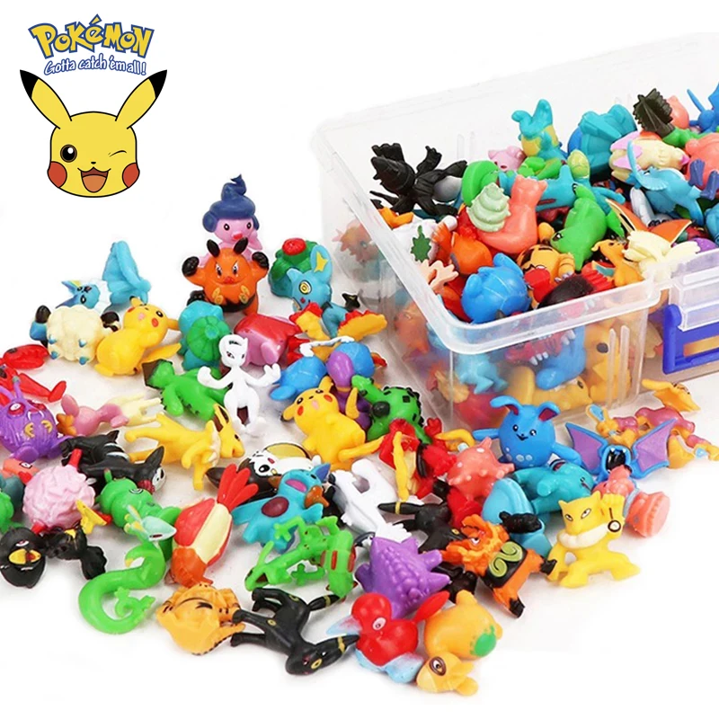 Tanio Pikachu Gift Tomy różne style Pokemon figurki