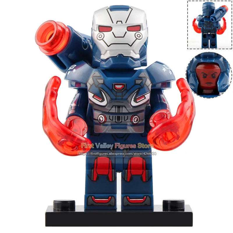 

20pcs/lot Super Heroes Black Widom Thor Captain America War Machine Building Blocks Bricks Toy For Children Gifts X0261