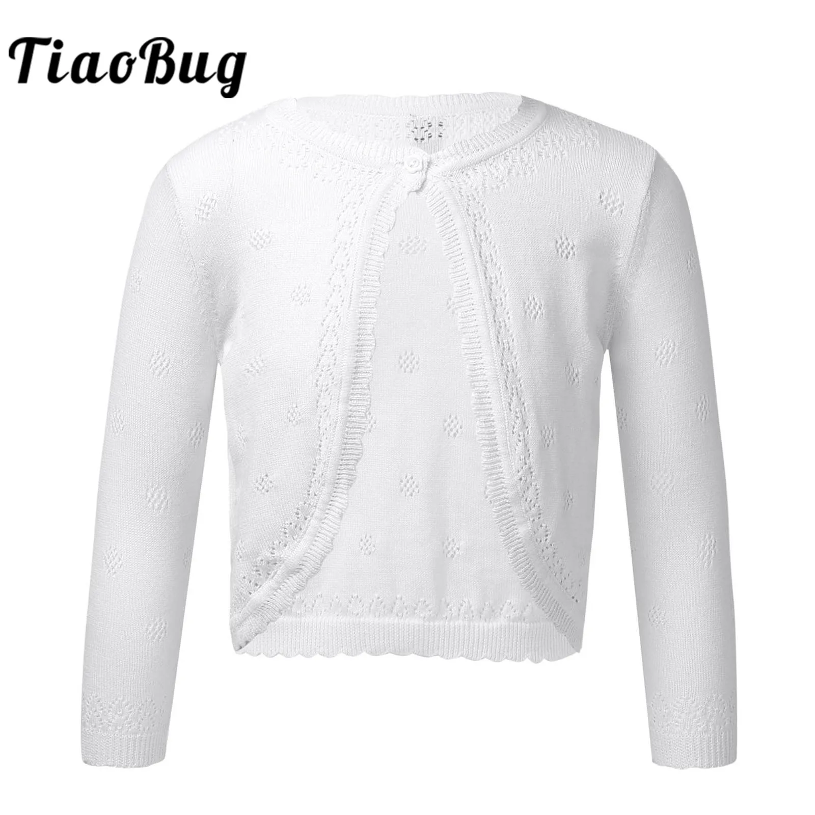 Children Kids Girls Flower Long Sleeve 