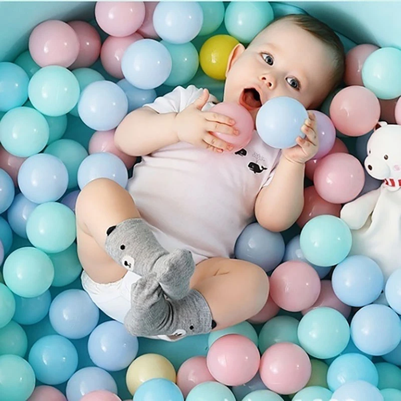 

100Pc Eco-Friendly Plastic Ocean Ball Soft Plastic Color Ball Bobo Pool Ball Children's Toy Pool Ocean Wave Ball Gift