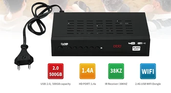 

Pantesat HD-168 European HDdvb t2 satellite TV receiver supports Ccam Europa youtube receiver satellite