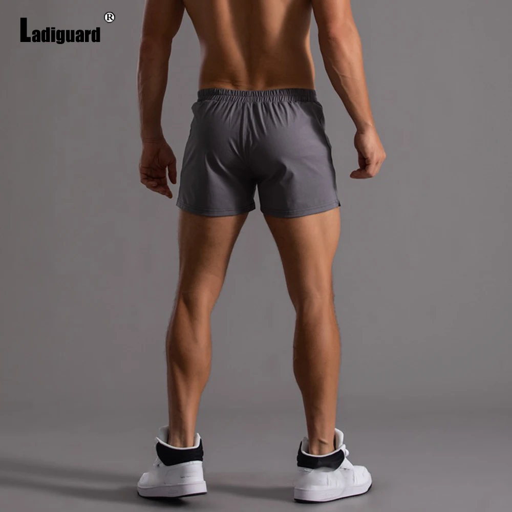 Ladiguard Plus Size Men Fashion Leisure Shorts 2022 Summer New Sexy Elastic Waist Skinny Shorts Male Casual Beach Short Pants best casual shorts for men