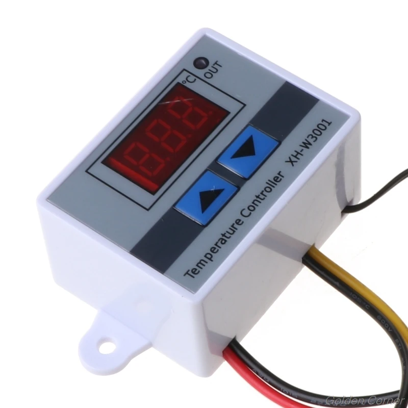Digital Controller W3001 110V-220V Temperature Controller Thermostat Digital LED Display M06 21 Dropshiping temperature controller