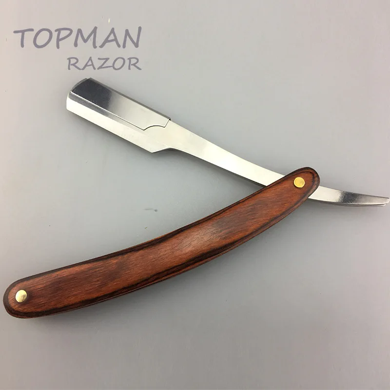 Color Wood Knife Holder Manual Scraper Razor Handle Razor Holder Men Shaving Barber Tools G1105 2
