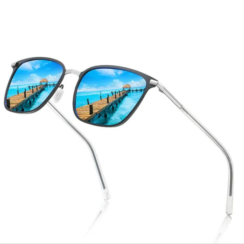 

Lantzena Polarized Wrap Sunglasses Women/Men Polarized UV400 Classic Brand Designer Retro Oculos De Sol Gafas TR90 Metal Goggles