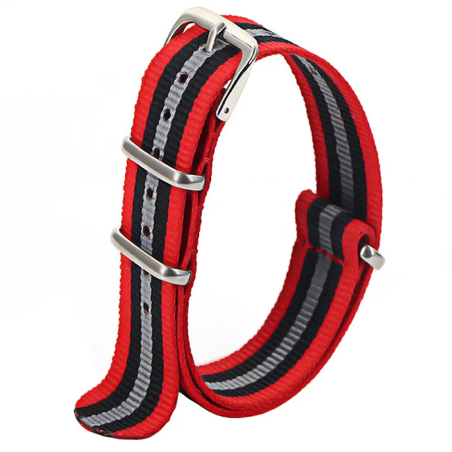 1pcs Nato Strap 18mm 20mm 22mm Nylon Watch Band Waterproof Watch Strap for Nato Army Sport Watch Dropshipping Belt Number 76