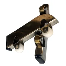 Нержавеющая сталь стекло L круглый ролик двери витринное стекло раздвижные двери ролик shan zi cao раздвижные двери круглые стеклянные круглые