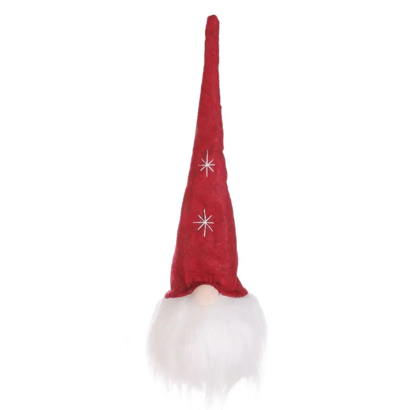 Рождество шведский гном красное вино крышка бутылки Санта шляпы крышка безликая кукла Санта Клаус украшение дома - Цвет: 12