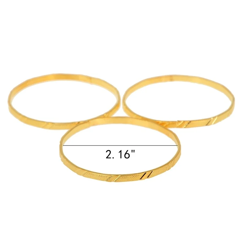 3Pcs/Lot Gold Plated Children Kid Baby Circle Bangle Bracelet Zinc Alloy Jewelry Gifts bangle bracelet
