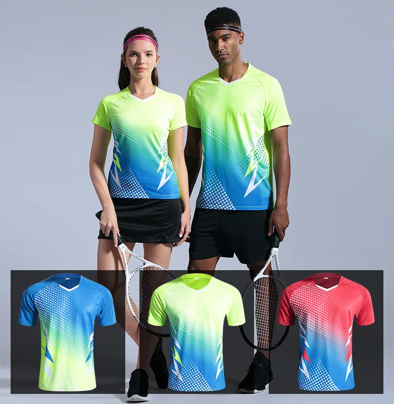 Мужская теннисная рубашка падель рубашка Бадминтон Спорт Рубашка для бега быстросохнущая дышащая женская для игры в настольный теннис, футболка для тренировок