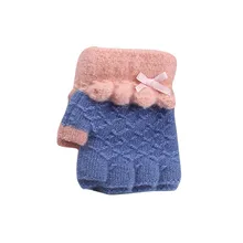 Рождественские вязаные перчатки для малышей, детей, зимняя одежда с героями мультфильмов, детские теплые вязаные перчатки с героями мультфильмов, детские перчатки# BA