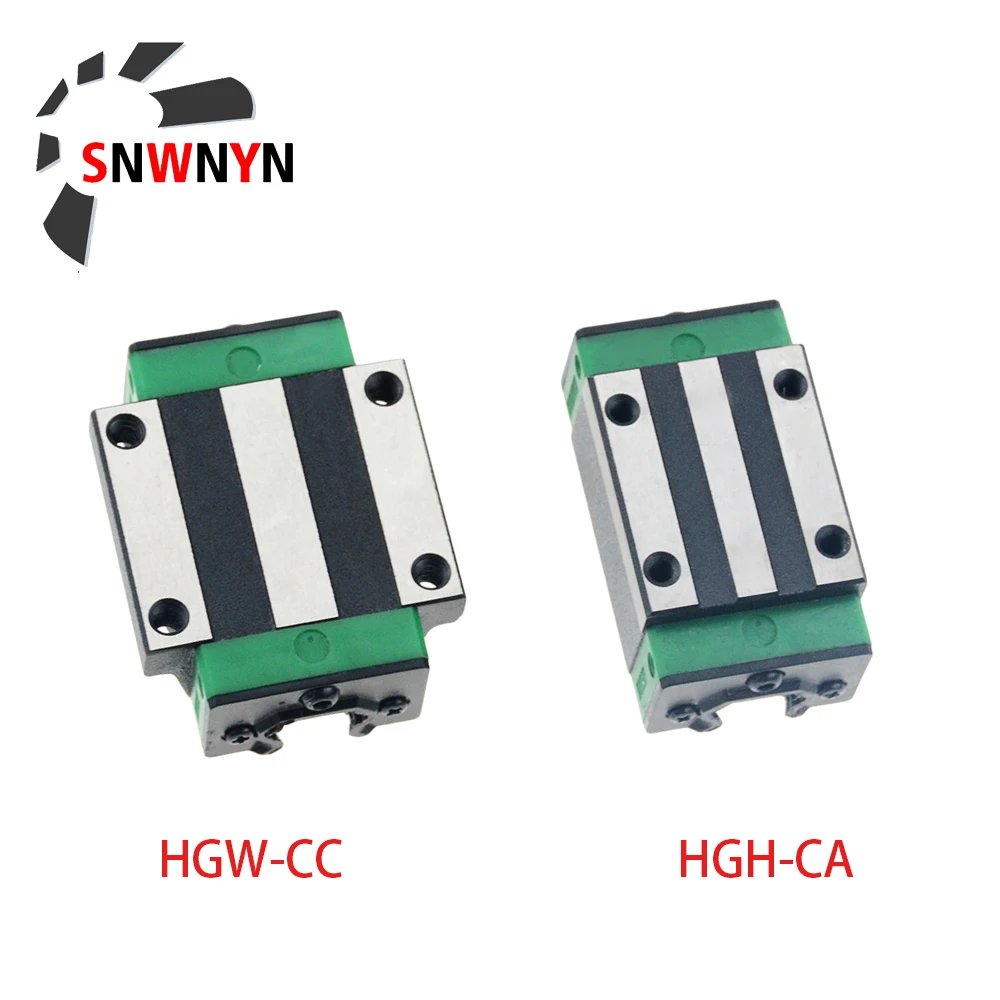 

1pc HGH15CA HGW15CC HGH20CA HGW20CC HGH25CA HGW25CC HGH30CA HGW30CC Slide Block Carriage Use For HGR15 20 25 30Linear Guide Rail