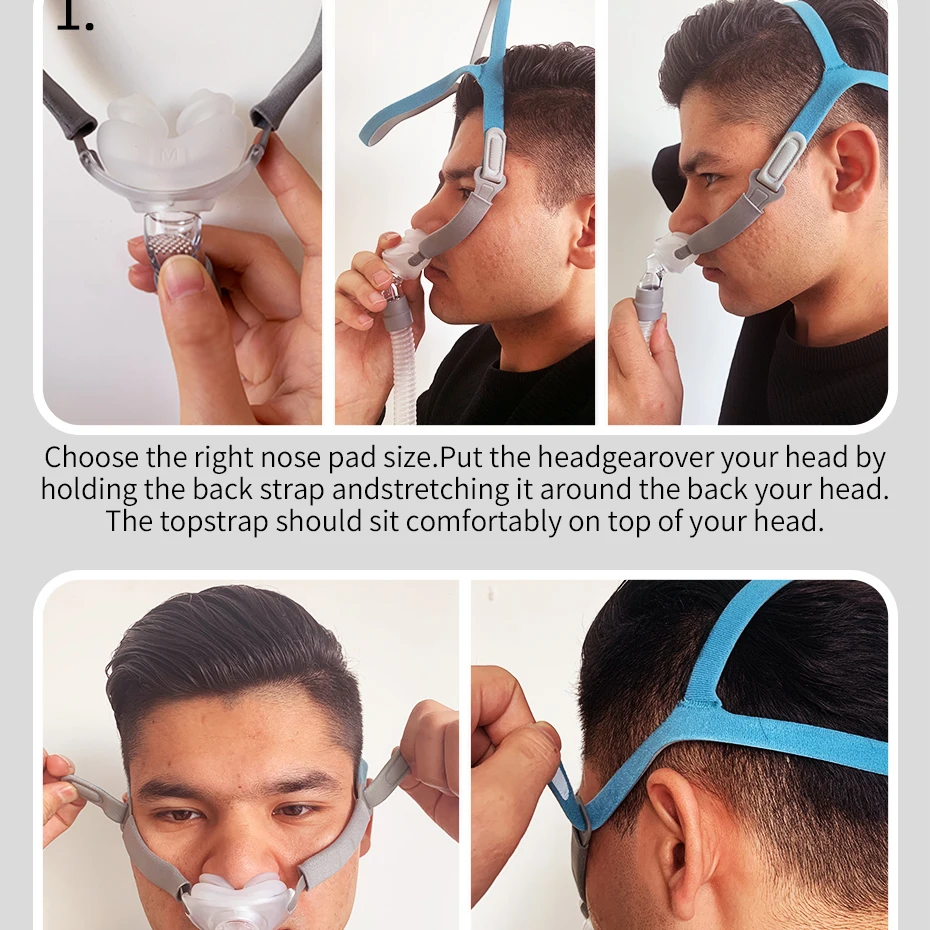 DOCTODD P2 НАЗАЛЬНЫЕ подушечки интерфейс CPAP подушка маска для Auto сипап APAP BiPAP с S/M/L три