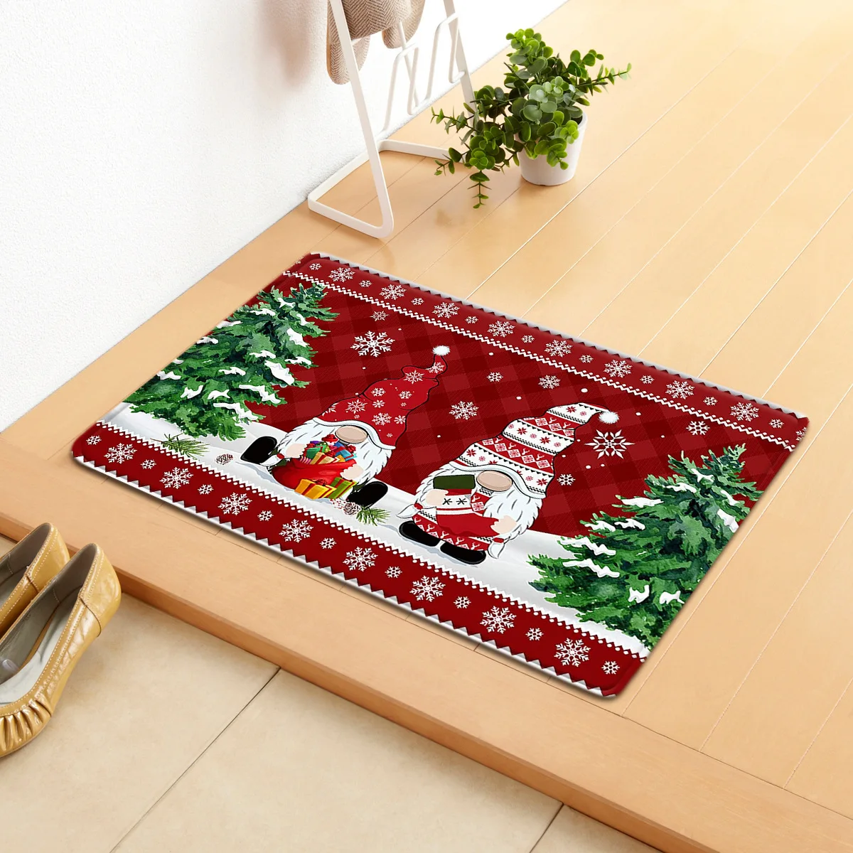 Indoor Outdoor Christmas Entrance Carpet