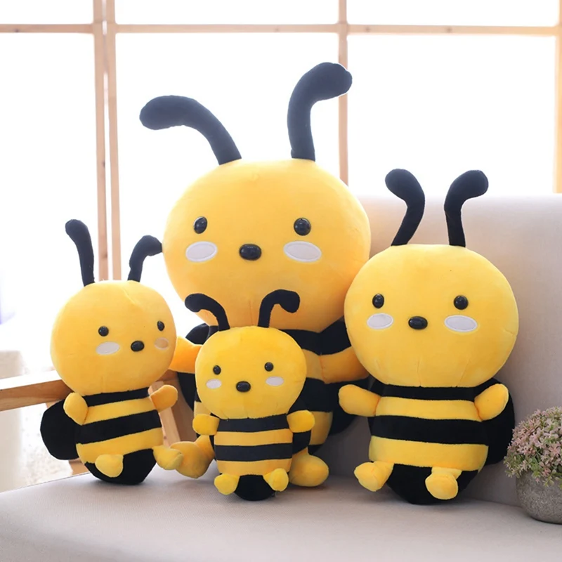 20-30 см Kawaii Honeybee плюшевые игрушки милая пчела с крыльями мягкие детские милые игрушки для детей, Аппетитный подарок на день рождения
