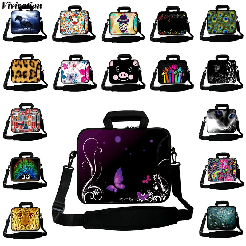 For MateBook D14 Newest Women Laptop Bag 15/ 13/ 12/ 14/ 17/ 10/ 15.6/ 13.3/ 11.6 ChromeBook Sleeve Case Anyway Portable Handbag