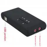 

3D USB Recording Surround Sound 7.1 Channel Interface Audio Dynamic External Stereo Playback Digital Optical Fiber Sound Card