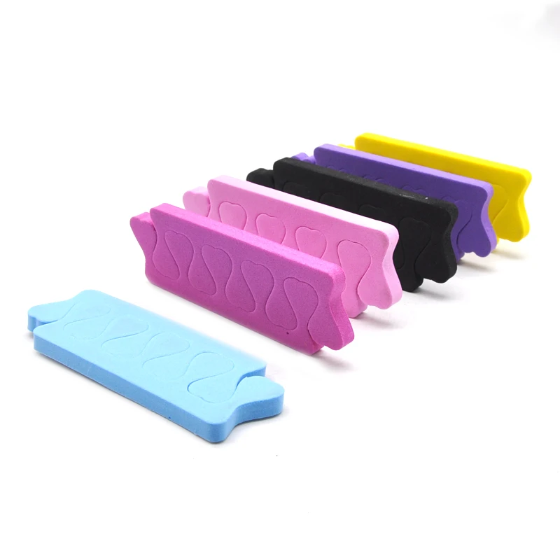 100 PCS/LOT Professional Nail Art Toes Separators Fingers Foots Divider Sponge Soft Gel UV Beauty Tools Polish Manicure Pedicure nail art tools toe separators toe spreader finger toe separator