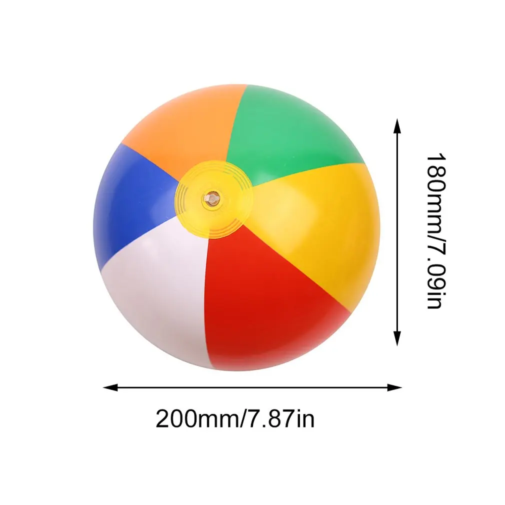 Inflatable Beach Ball Portable Inflator Water Balloon Summer Outdoor Beach Swimming Toy Pumping tool Accessories