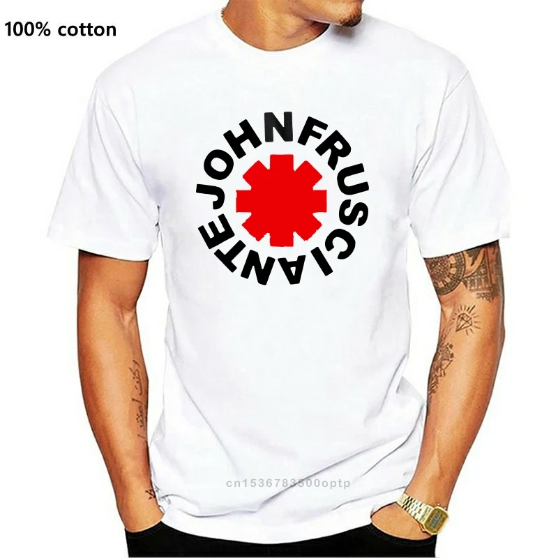 Мужская футболка с принтом John Frusciante Circle The Rock Rhcp размеры от S до 3Xl цвет белый |