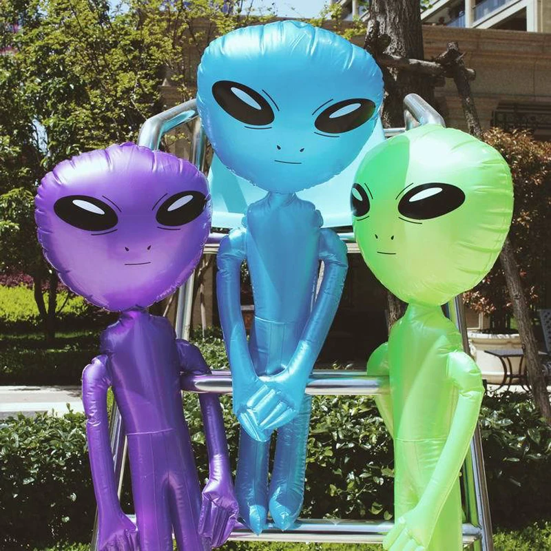 160 см ПВХ Alien надувные для взрослых и детей игрушки Хэллоуин террористов