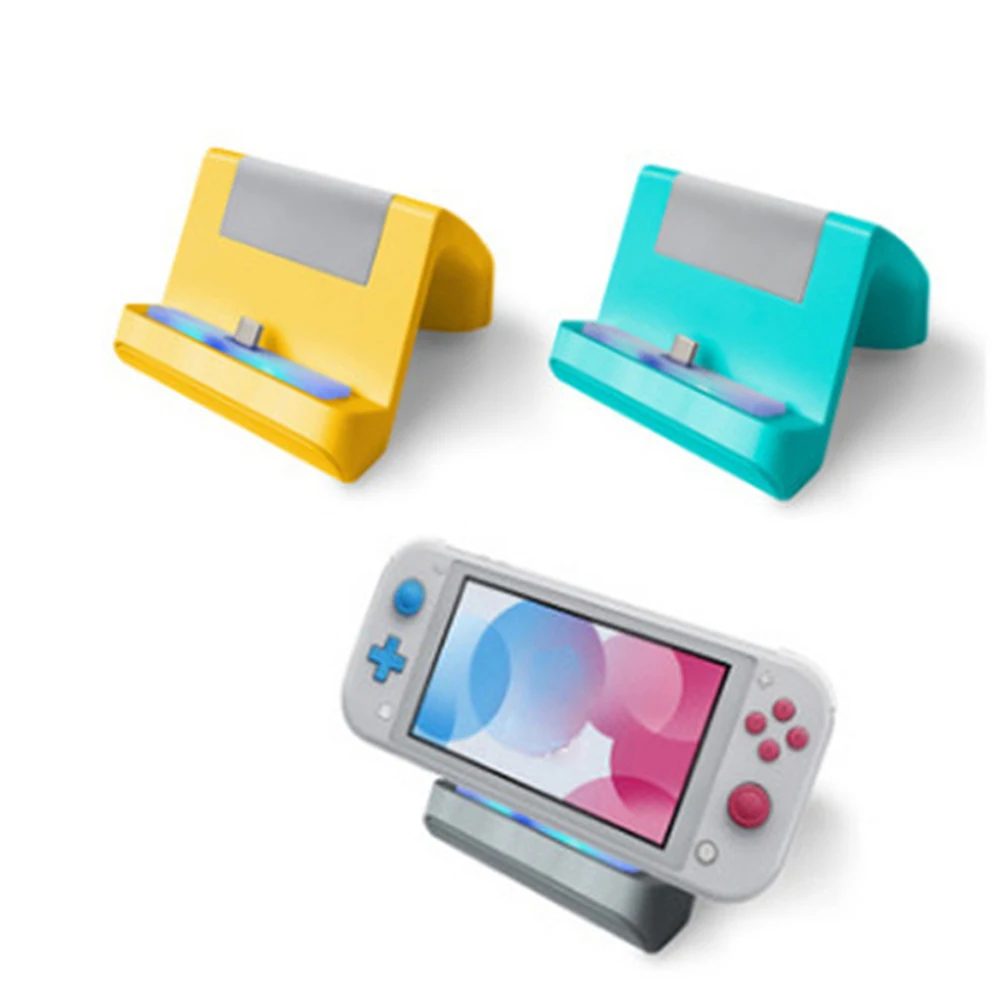Настольное зарядное устройство для контроллера Switch Lite портативное USB Nintendo Type c 3 1