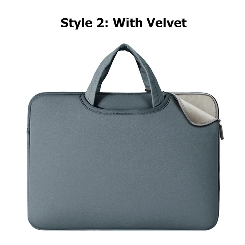 BinFul портативный ультрабук ноутбук Мягкий рукав ноутбук сумка чехол для MacBook Pro Air retina 11 12 13 15 15,6 дюймов руль - Цвет: grey add Velvet