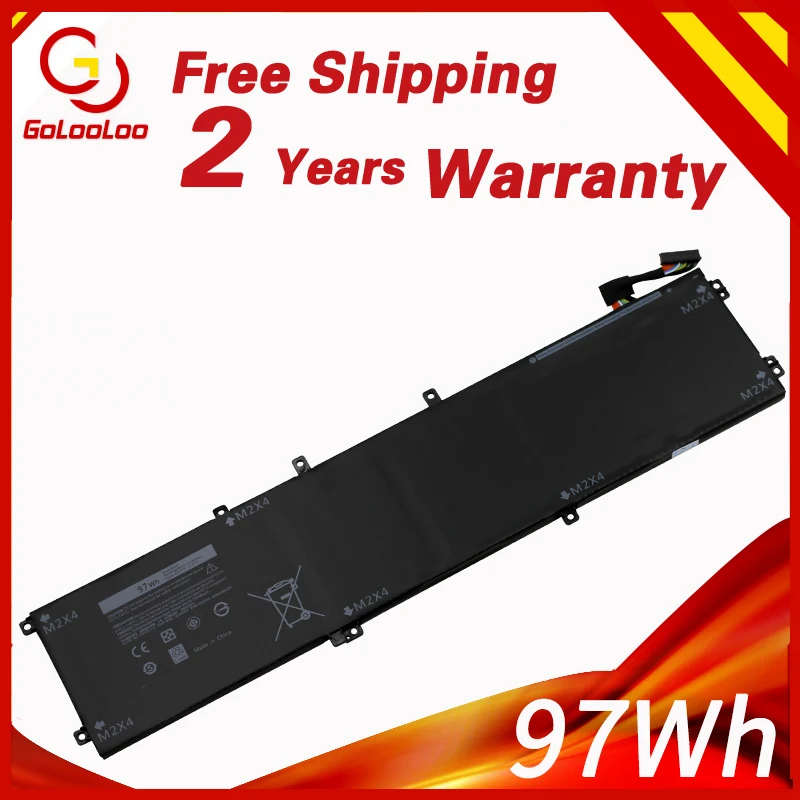 Аккумулятор Golooloo 6GTPY для ноутбука DELL Precision 5520 5530 XPS 15 9570 серия 9560 11 4 в 97WH |