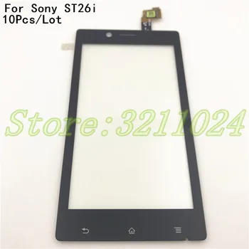 

10Pcs/Lot Touch Screen Digitizer For Sony Xperia J ST26i ST26 Touch Panel Front Glass Replacement